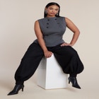 Belted Military Top image number 4
