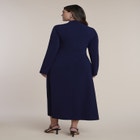 Draped Knit Maxi Dress image number 1