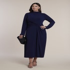 Draped Knit Maxi Dress image number 0