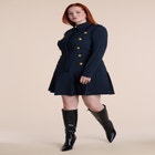 Military Detail Mini Dress image number 2