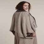 Houndstooth Cape Jacket image number 1