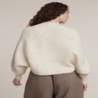 Oversized Mock Neck Batwing Sweater image number 1
