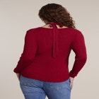 Layered Halter Neck Sweater image number 1