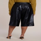 Textured Faux Leather Culotte image number 2
