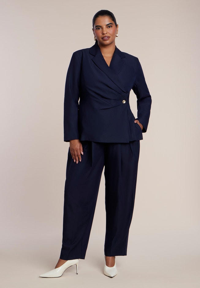 Soft Wrap Blazer image number 4