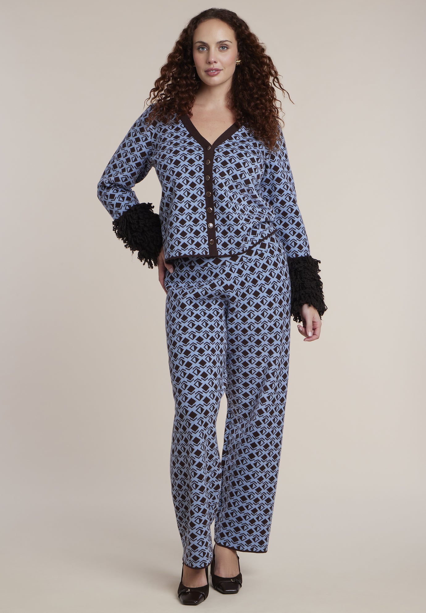Intarsia Sweater Pant image number 0