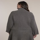 Funnel Neck Sweater Jacket image number 1