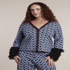 Textured Cuff Cardigan image number 1