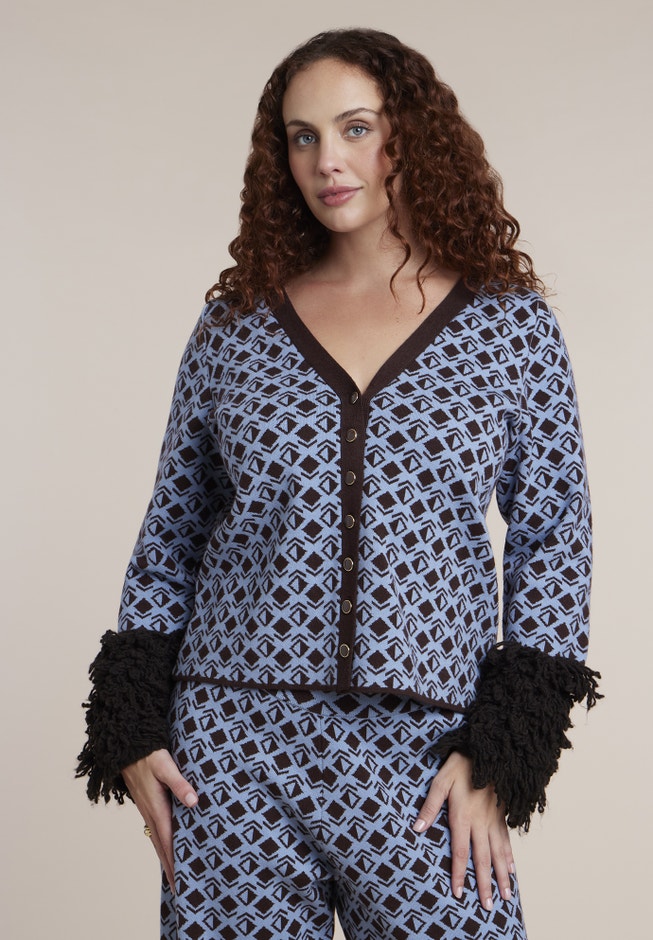 Textured Cuff Cardigan image number 1