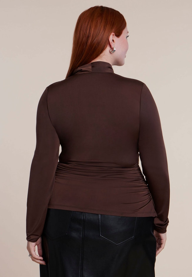 Shirred Square Neck Wire Top image number 1