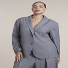 Adjustable Back-Belt Blazer image number 0