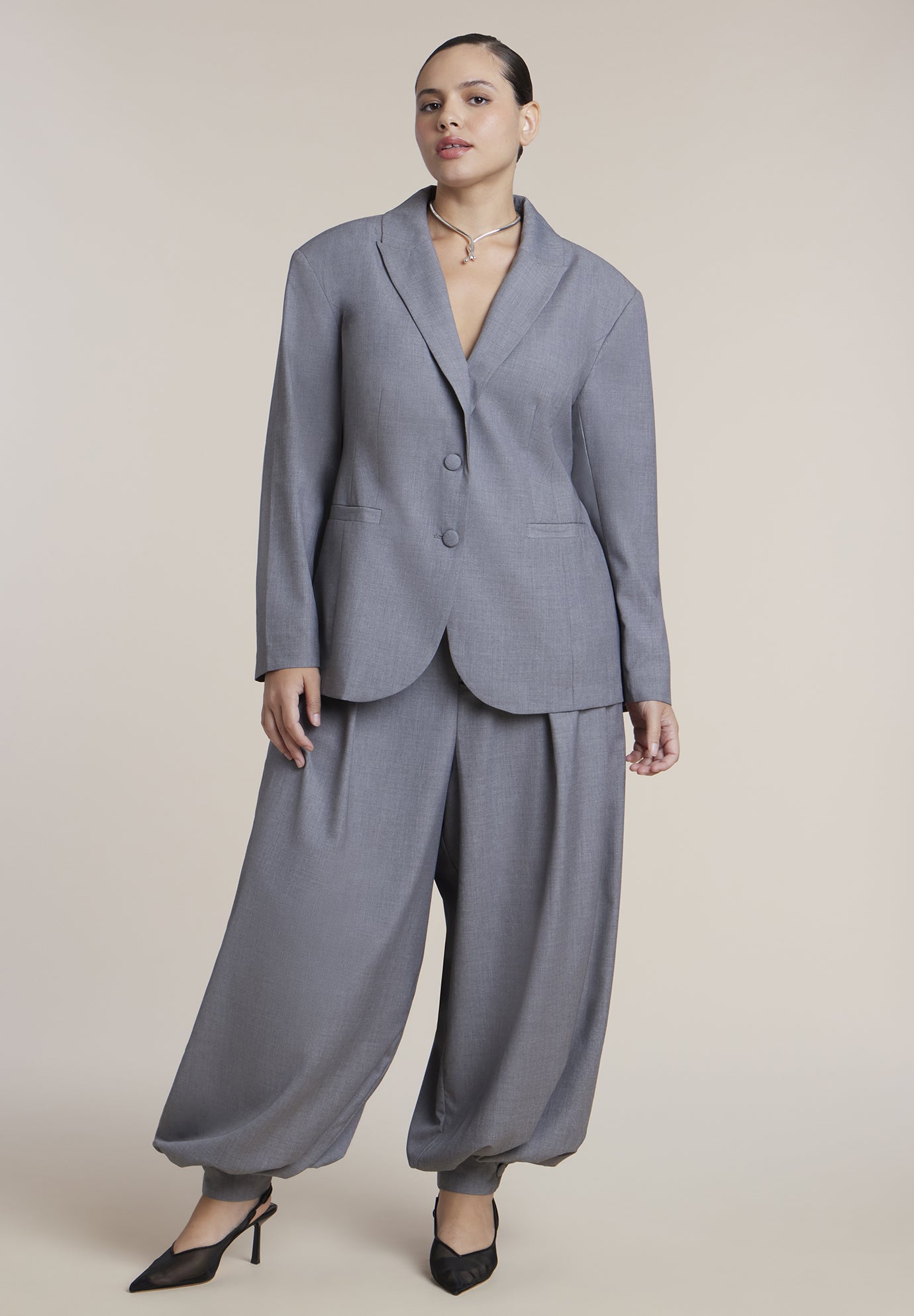Pleated Balloon Trouser image number 2