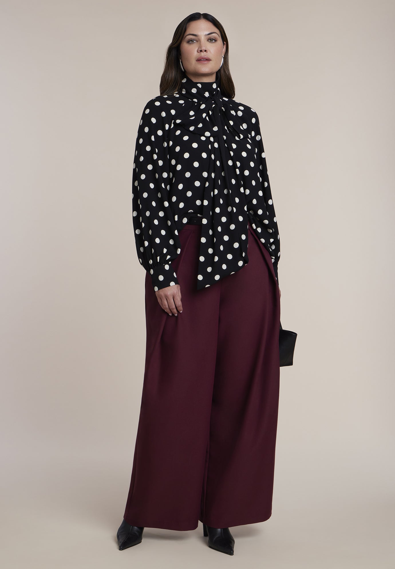 Dramatic Tie-Neck Blouse image number 2