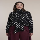 Dramatic Tie-Neck Blouse image number 0