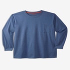 Heavyweight Crewneck Long-Sleeve Pocket T-Shirt image number null