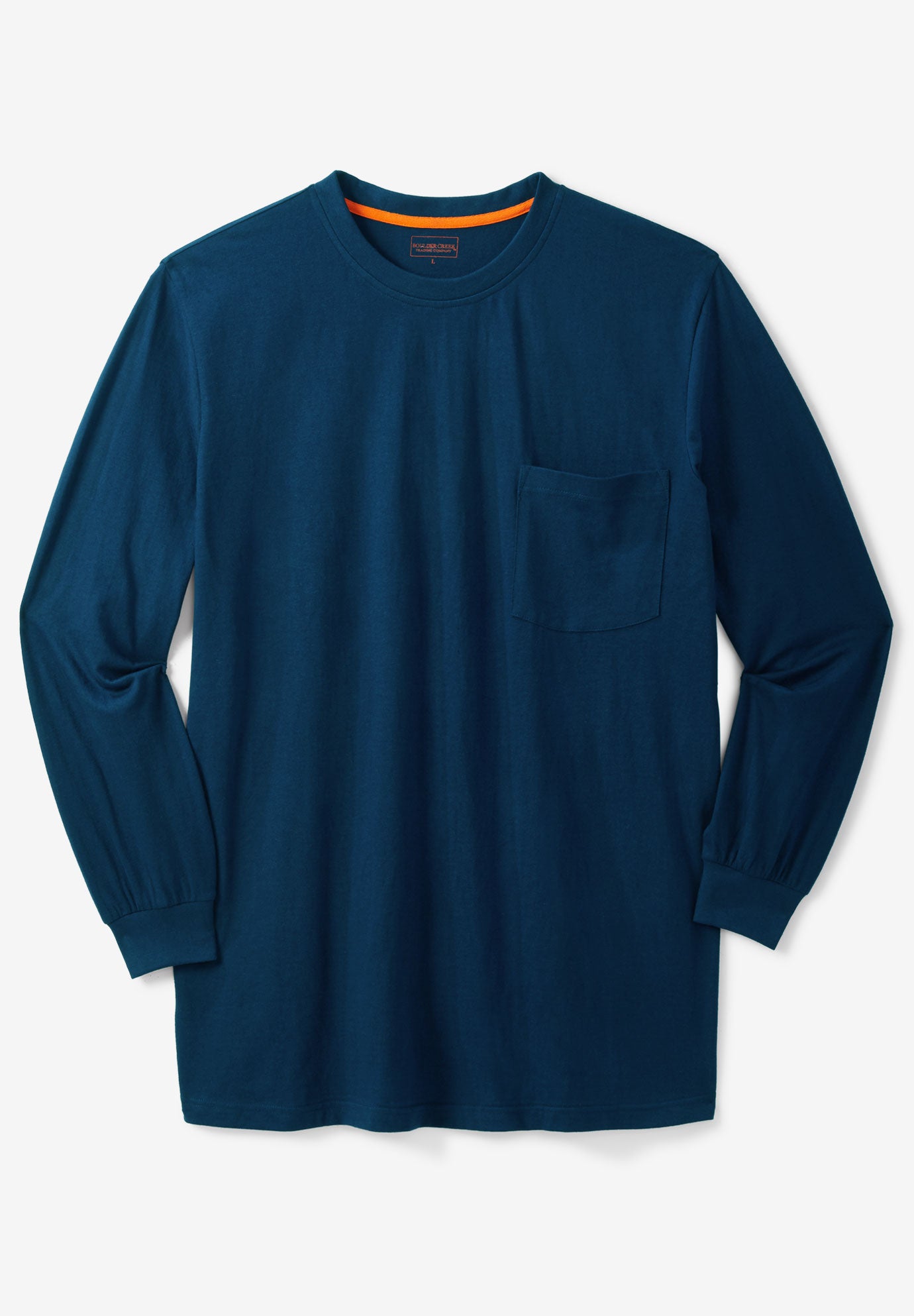 Heavyweight Crewneck Long-Sleeve Pocket T-Shirt image number 0