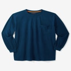 Heavyweight Crewneck Long-Sleeve Pocket T-Shirt image number null