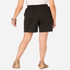 Plus Size Soft Knit Pull-On Short image number null