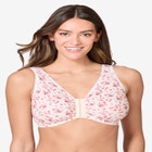 Leading Lady® Meryl Cotton Front-Close Wireless Bra image number null