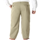 Wrinkle-Free Double-Pleat Pant with Side-Elastic Waist image number null