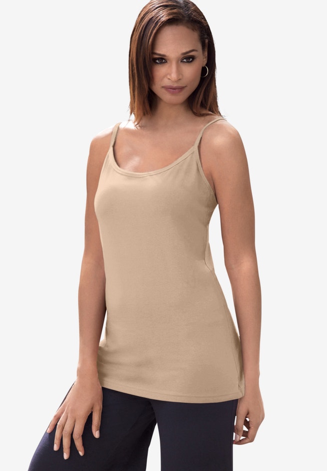 Stretch Cotton Cami image number 0