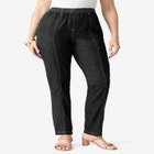 Plus Size Easy-Wear Straight Leg Jean image number null