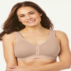 Wireless Back-Close Lounge Bra image number null