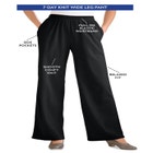 7-Day Knit Wide-Leg Pull-On Pants image number null