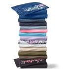 Stretch Denim Wide-Leg Five-Pocket Jeans image number null