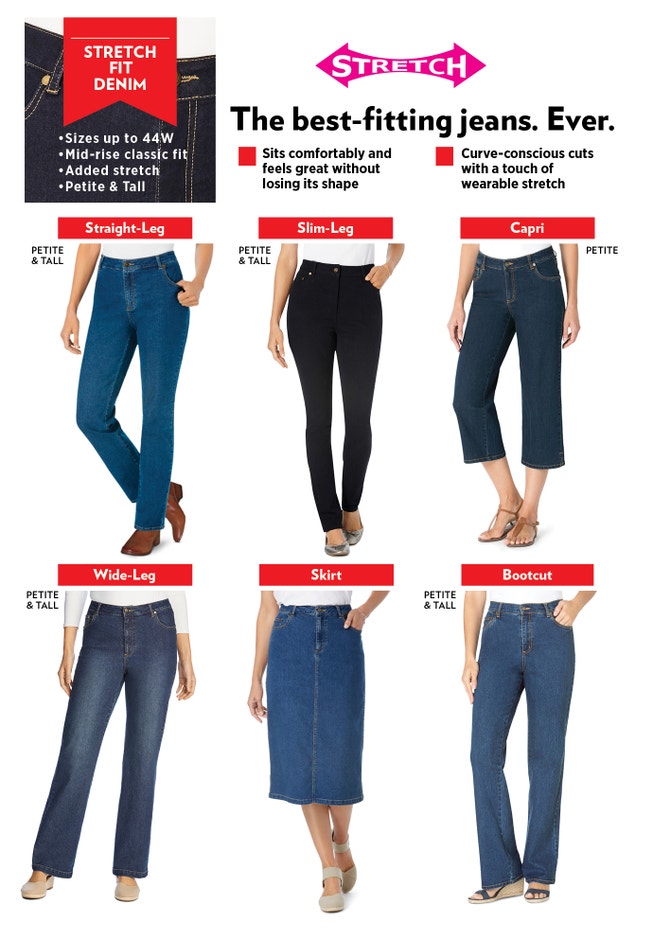 Straight-Leg Stretch Denim Jean image number 3