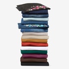 Straight-Leg Stretch Denim Five-Pocket Jeans image number null