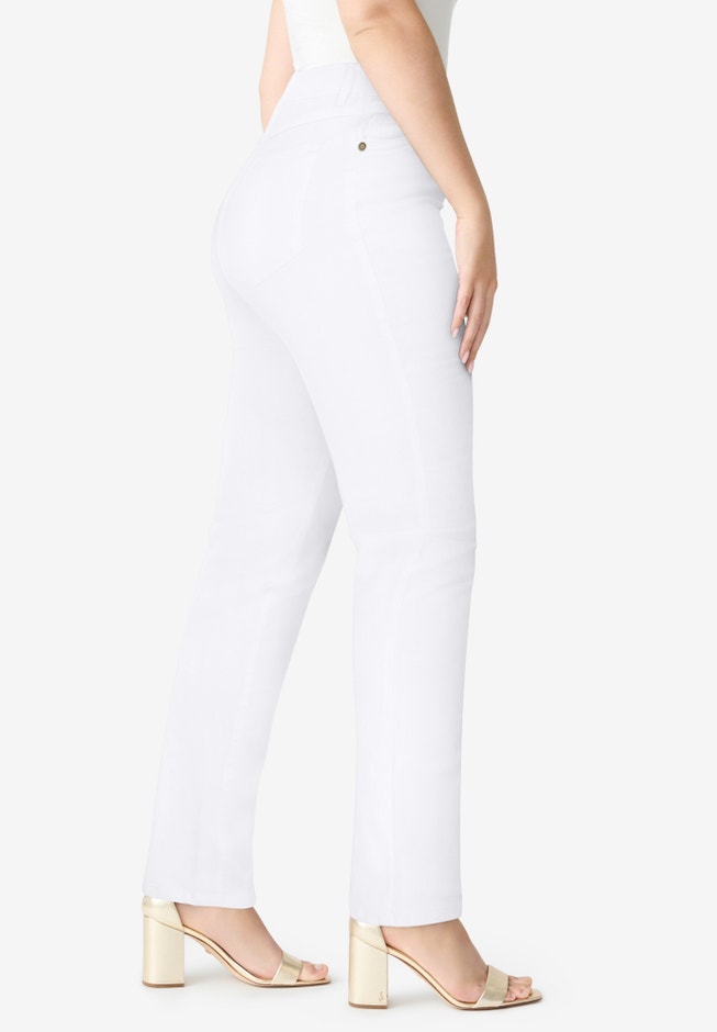 Plus Size 24/7 Stretch Straight Leg Jean image number 2