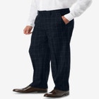 Easy Movement Plain-Front Expandable Dress Pants image number null