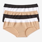 Full Coverage Stretch Cotton Color Block Brief 3-Pack image number null