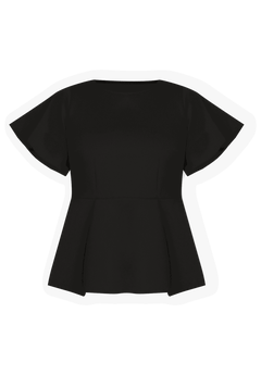 ジャケット・アウター Alumu. melton peplum button tops Shekiri Top- Peplum- Orange and Torquoiuse – AdeOriCloset