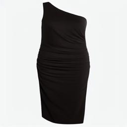 Ruched One Shoulder Dress