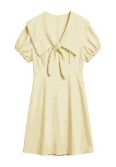 Sailor Collar Mini Dress | ELOQUII