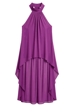 ivory halter neck dress Eliane Halter Neck Maxi Dress in Blue