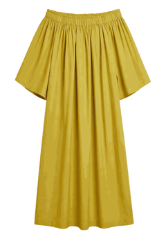 eloquii off the shoulder maxi dress Plus Size Women's Off The Shoulder Easy Maxi Dress by ELOQUII in Chartreuse (Size 22/24)