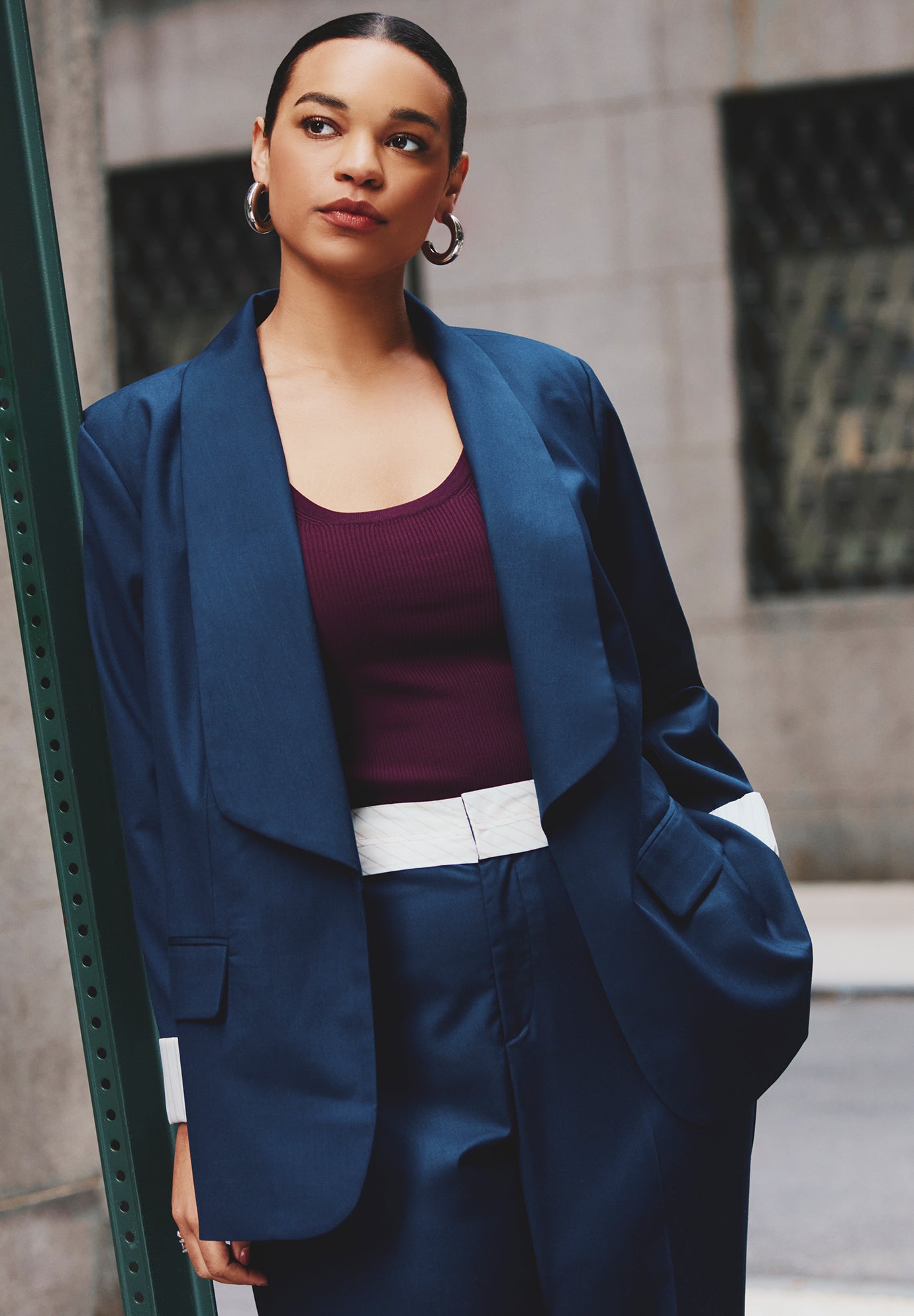 Oversized Shawl Collar Blazer - Relaxed Fit, 4485206 | Eloquii