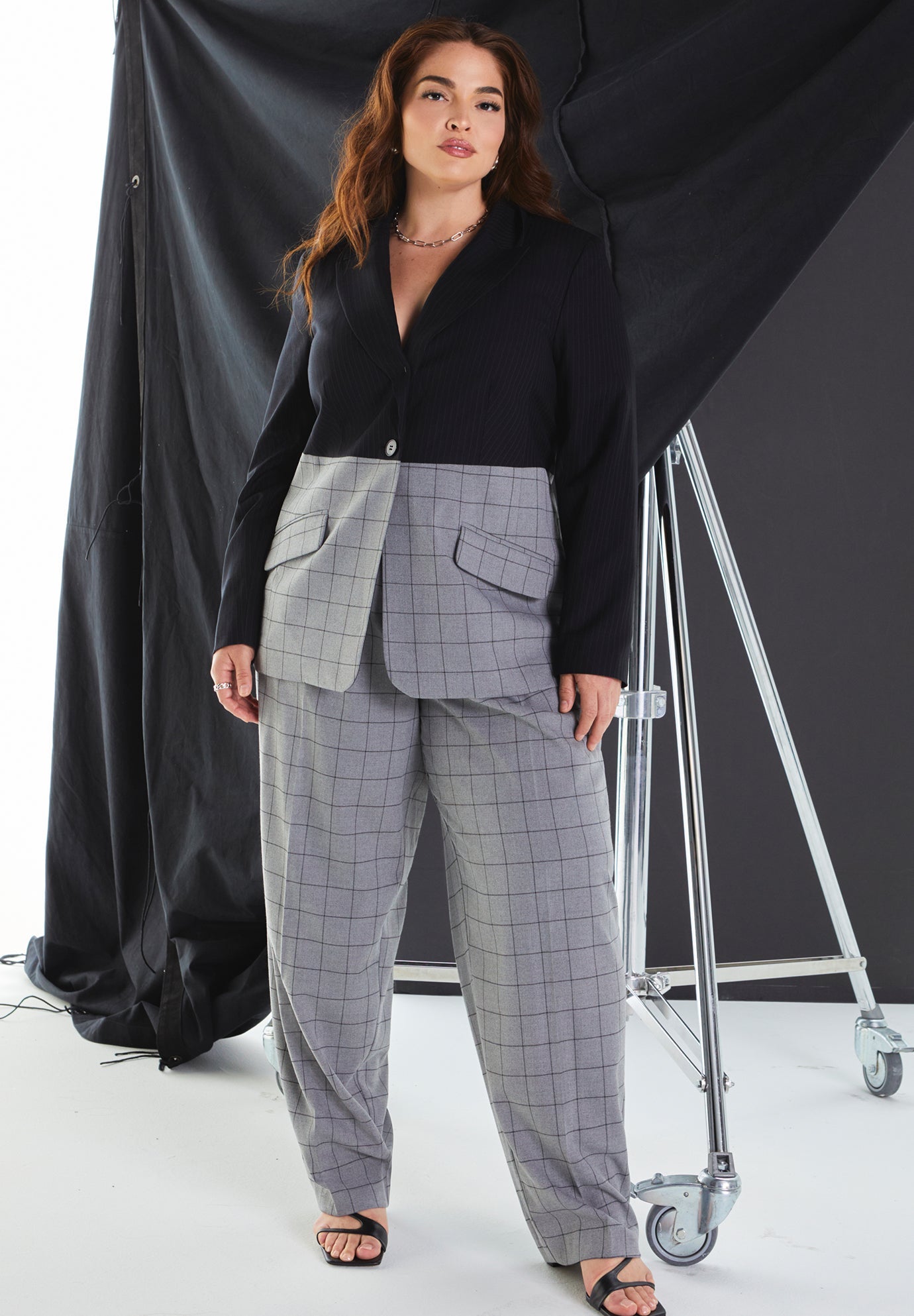 Ivory - Pleat front trouser