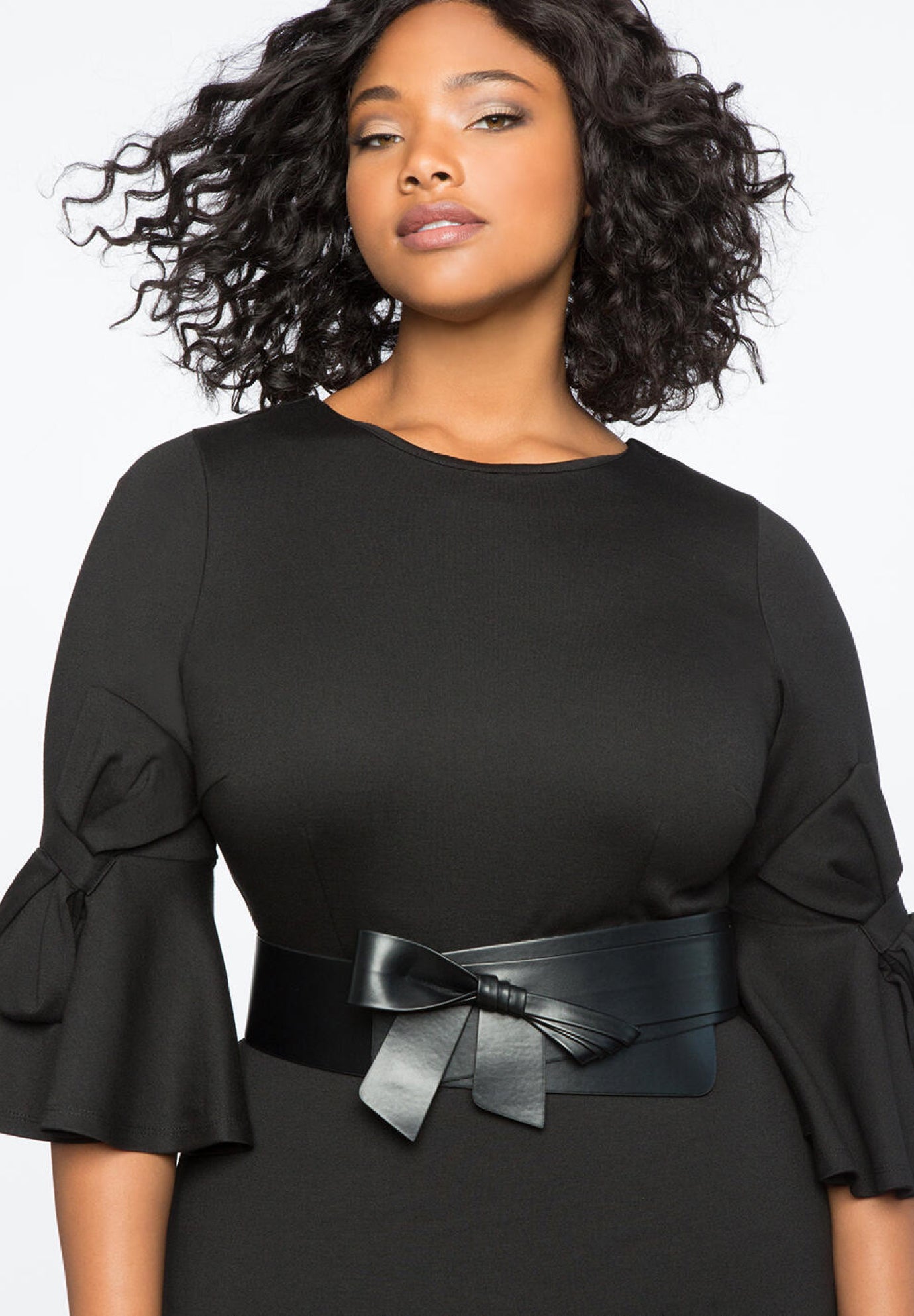 Black waist 2025 belt for dress