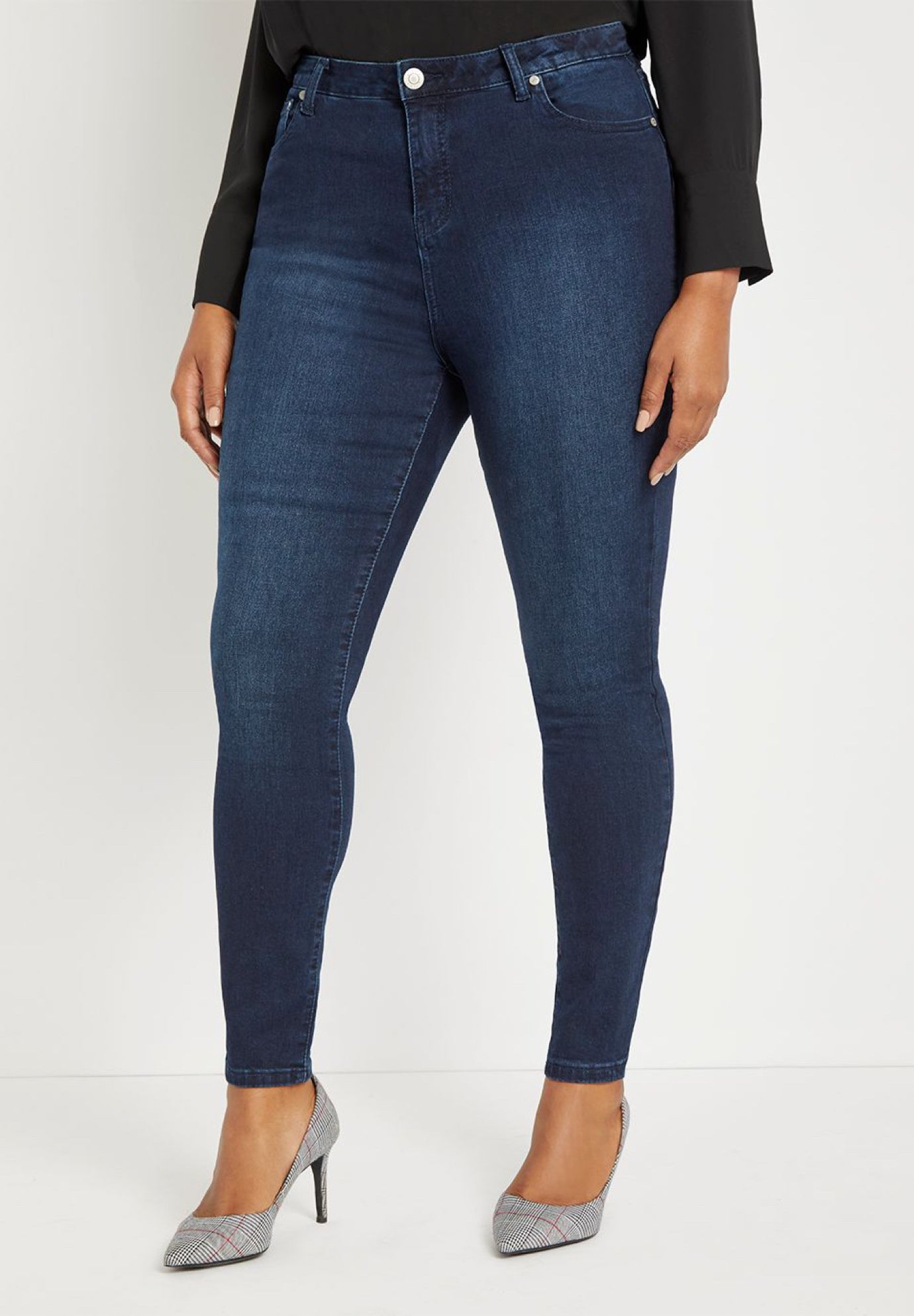 eimy denim High Stretch Skinny(22 LIGHT BLUE): BOTTOM