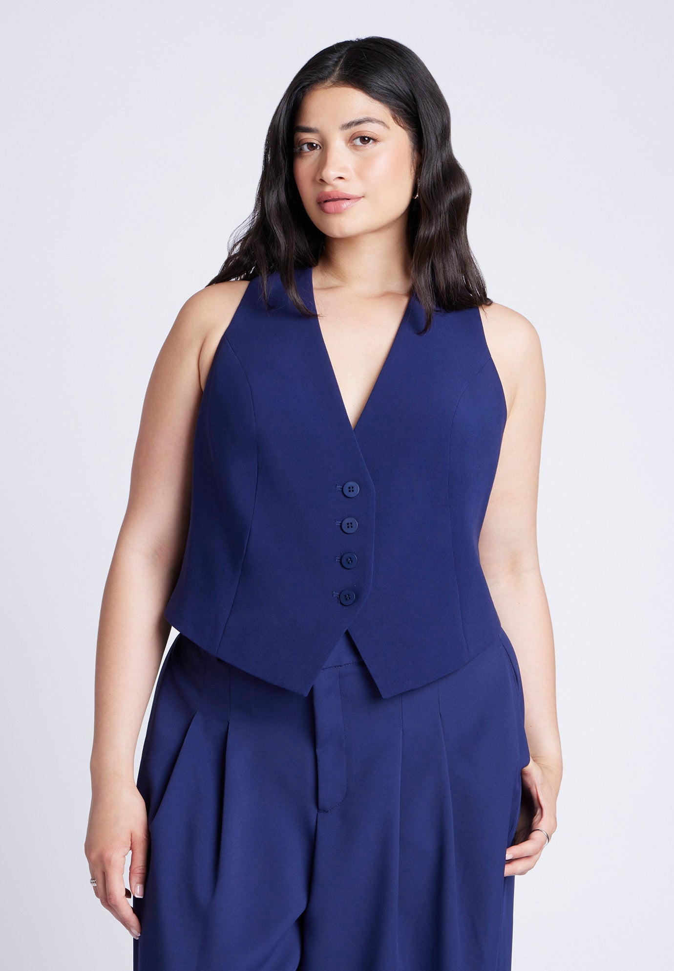 ELOQUII Women's Plus Size The 365 Vest - Picture 3 of 20