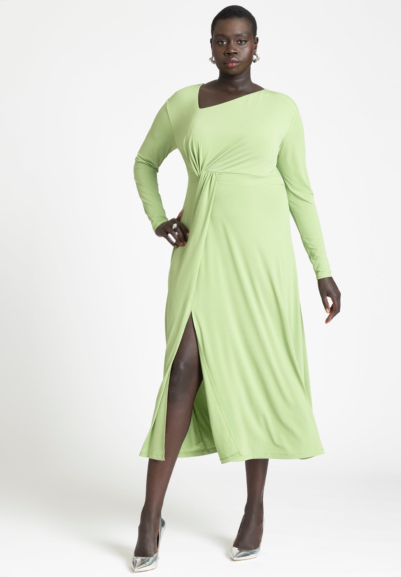 Eloquii fit and flare dress clearance
