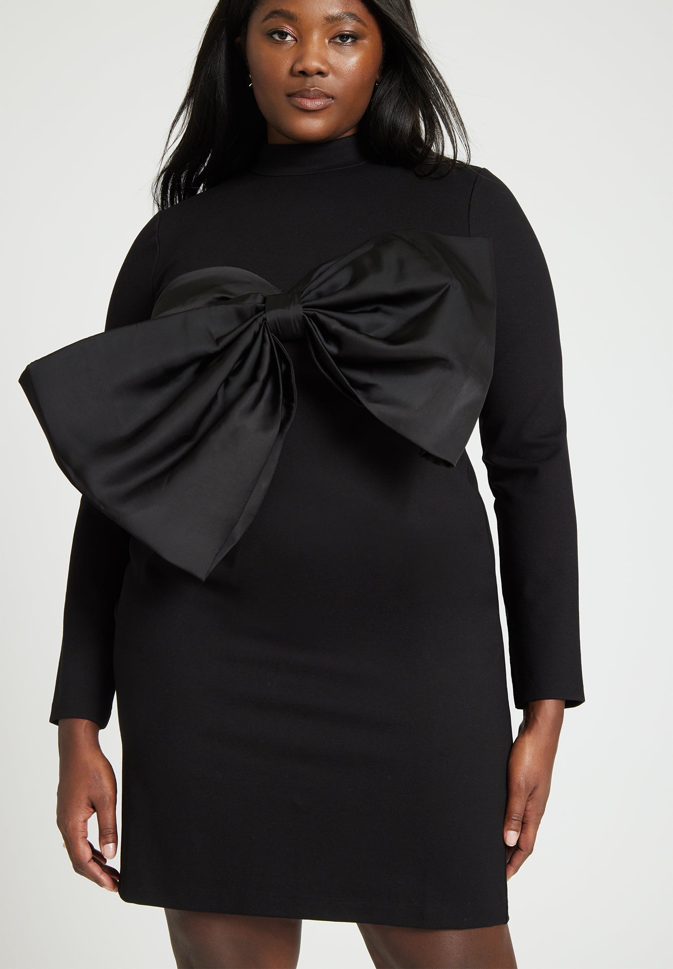 Bow Bodice Mini Dress Eloquii