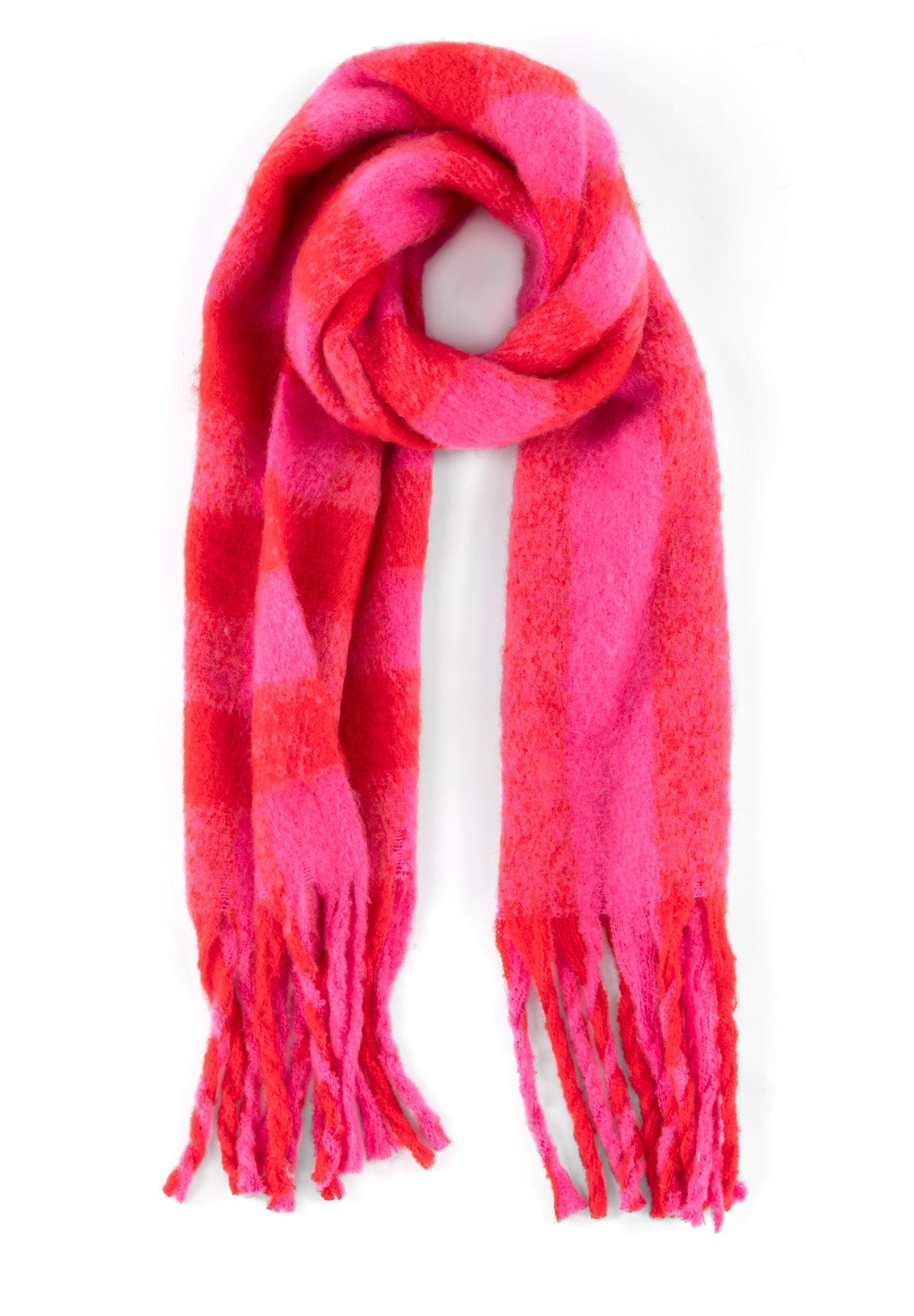Pink And Red Scarf Eloquii