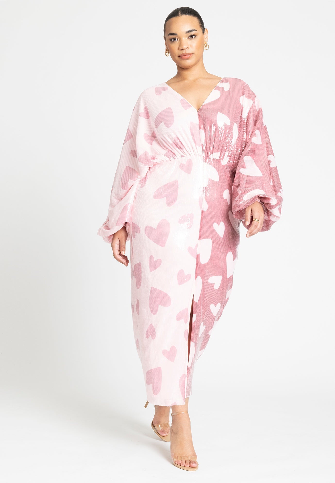 uhr Heart Mom Dress 1-2y ピンク heart mom dress - pink - the LITTLE STANDARD