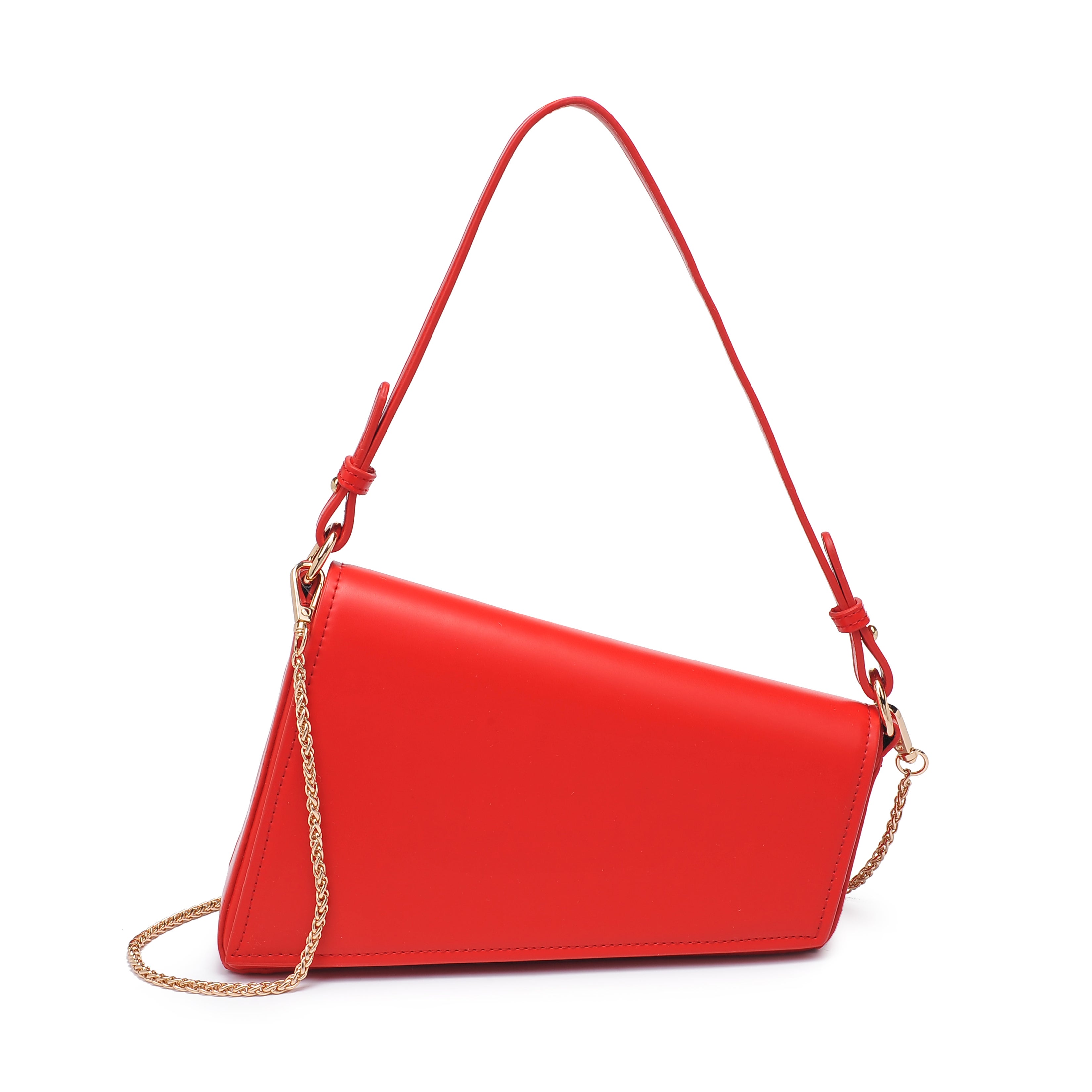 Fatima Asym Crossbody Vegan Leather Bag, 4502284 | ELOQUII