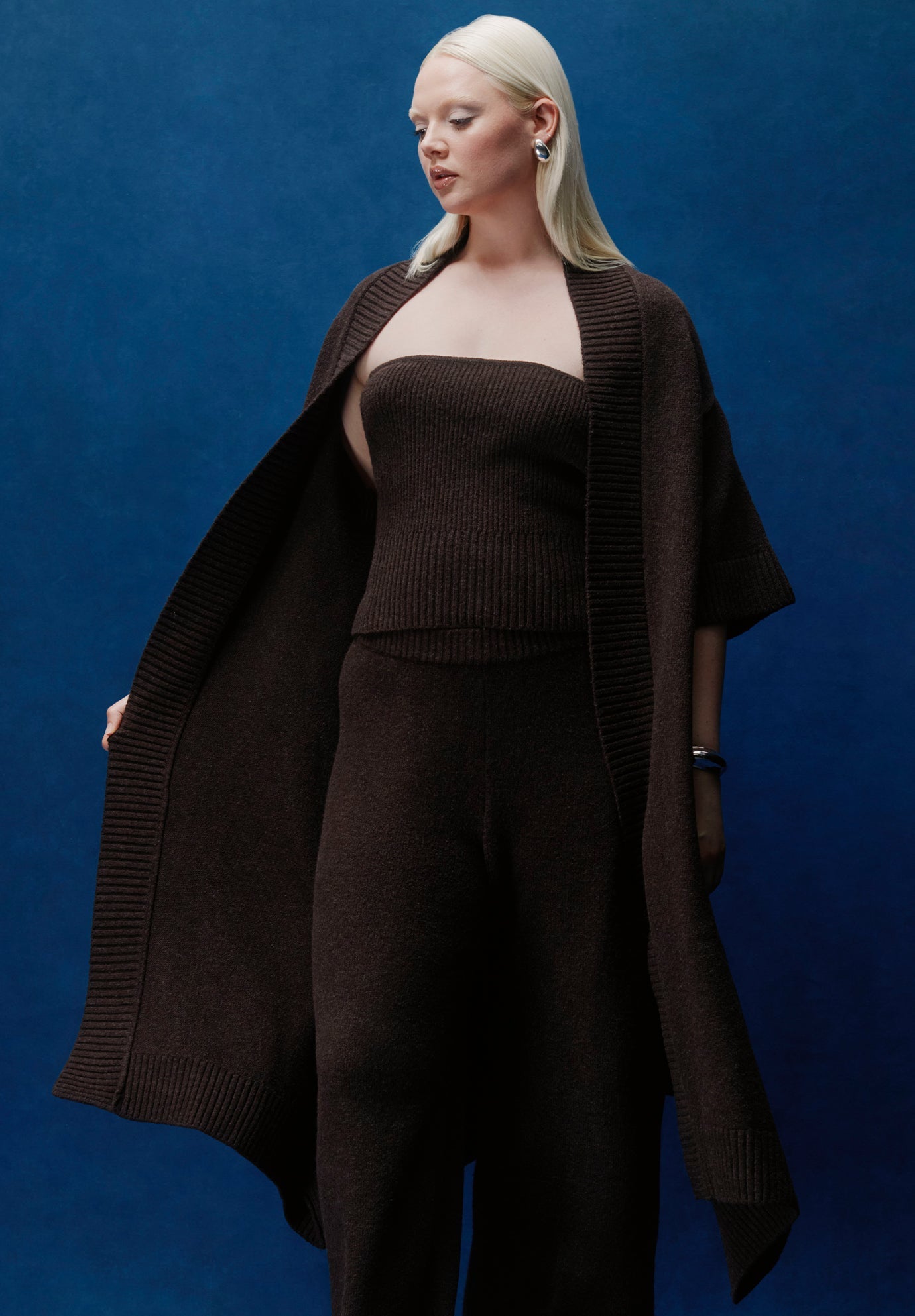 Dramatic Sweater Duster ELOQUII - Main Image